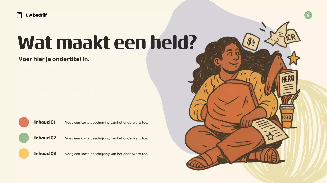 Oranje Retro Inspiratie Presentatie