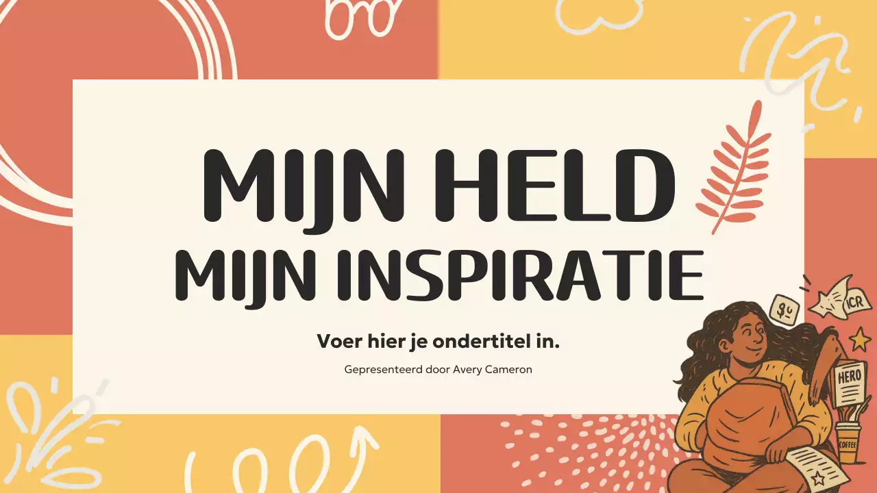 Oranje Retro Inspiratie Presentatie