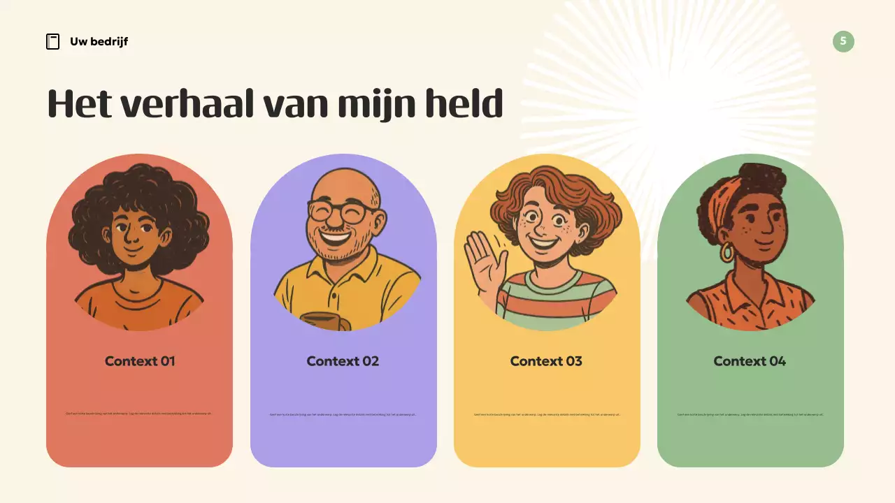 Oranje Retro Inspiratie Presentatie