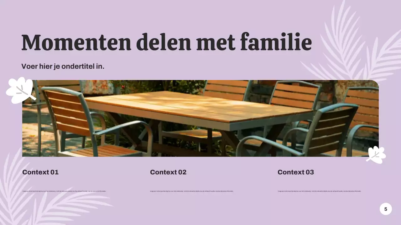 Presentatie over de aankondiging van het Green Botanical-evenement