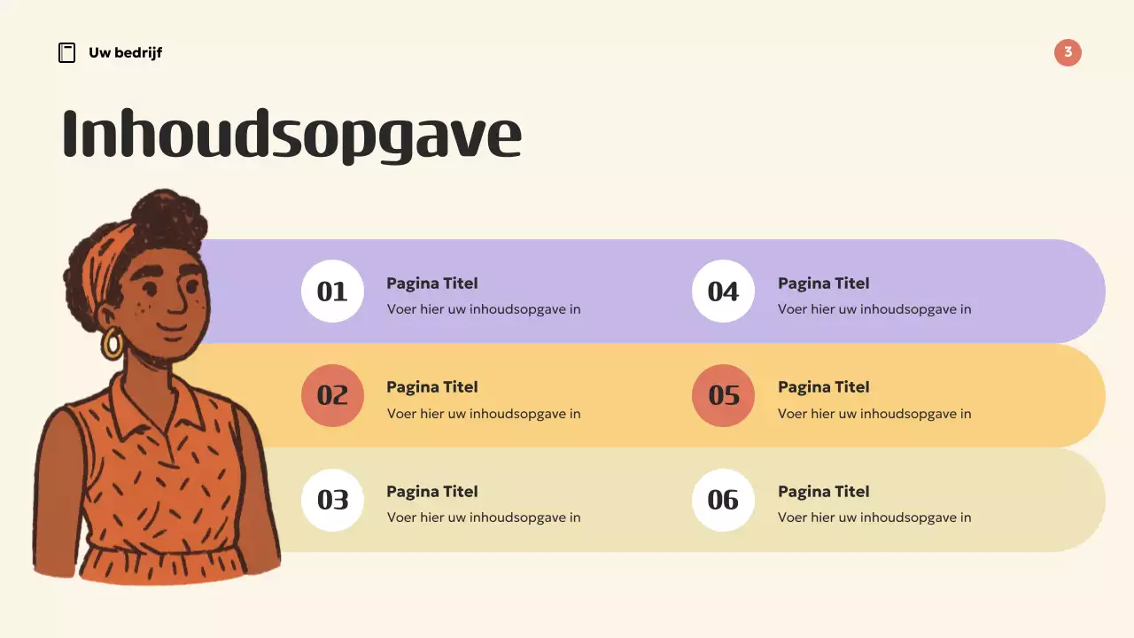 Oranje Retro Inspiratie Presentatie