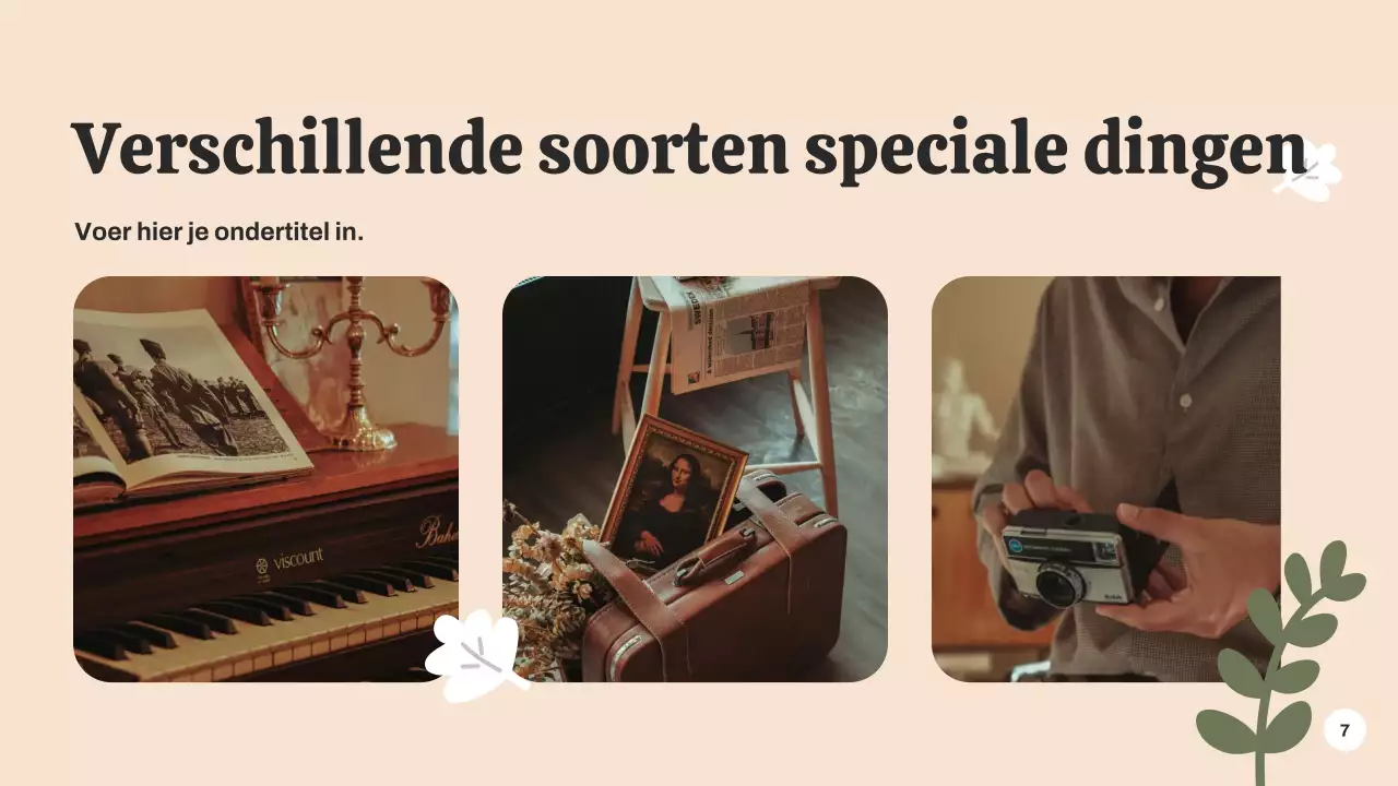 Presentatie over de aankondiging van het Green Botanical-evenement