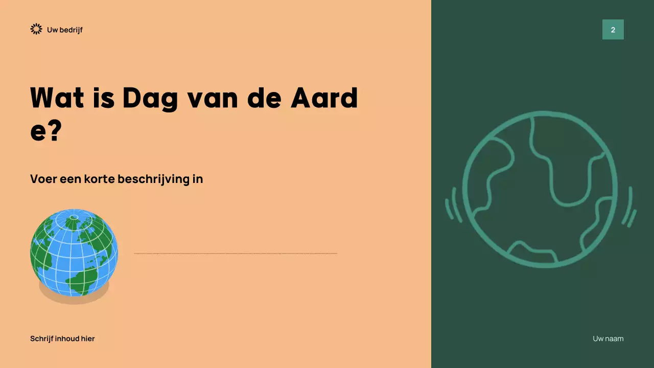 Presentatie van het Green Modern Earth-evenement