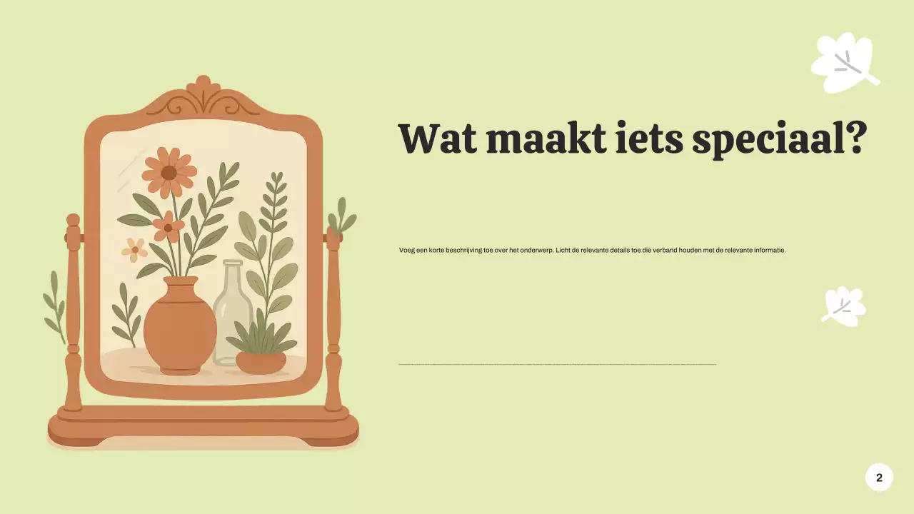 Presentatie over de aankondiging van het Green Botanical-evenement