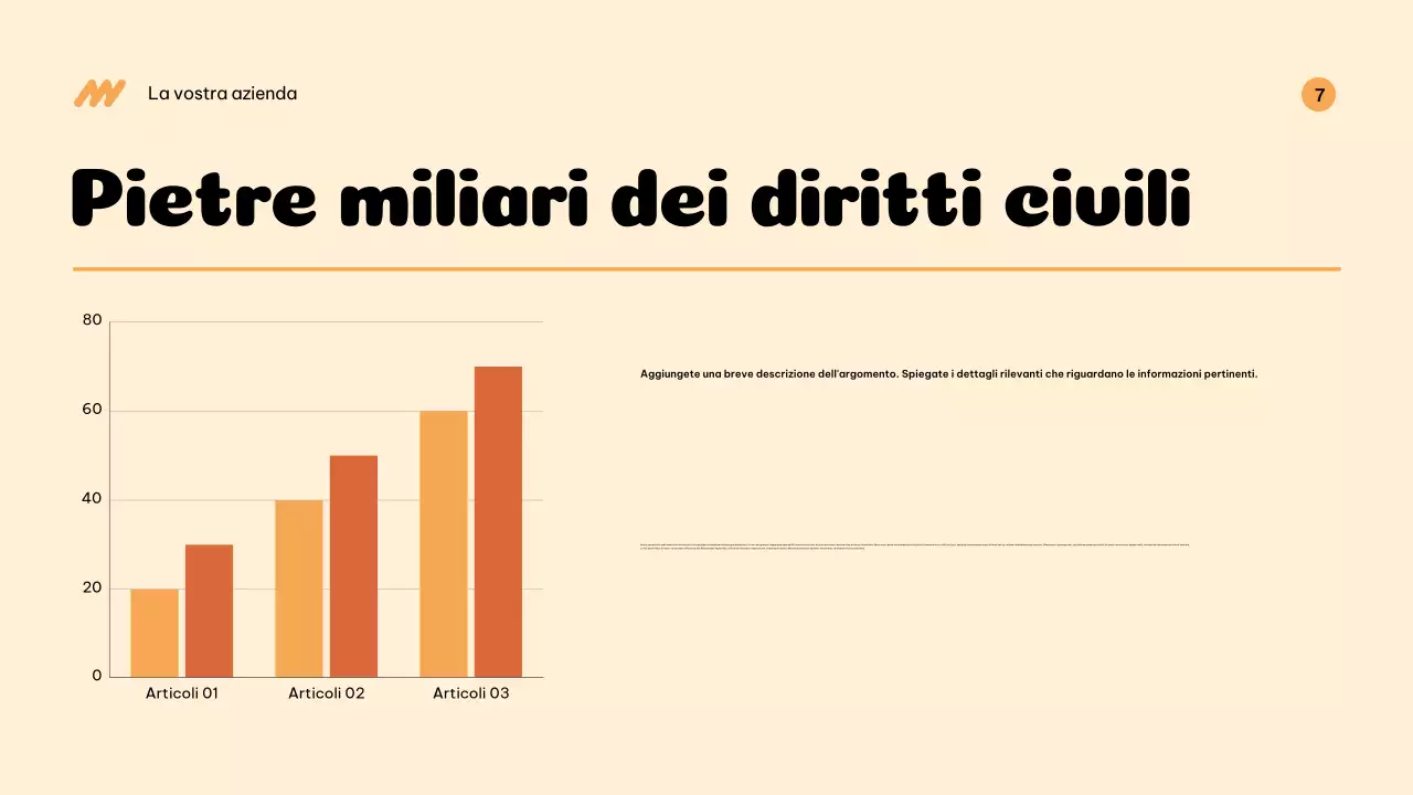 Presentazione dell'annuncio della storia culturale Beige