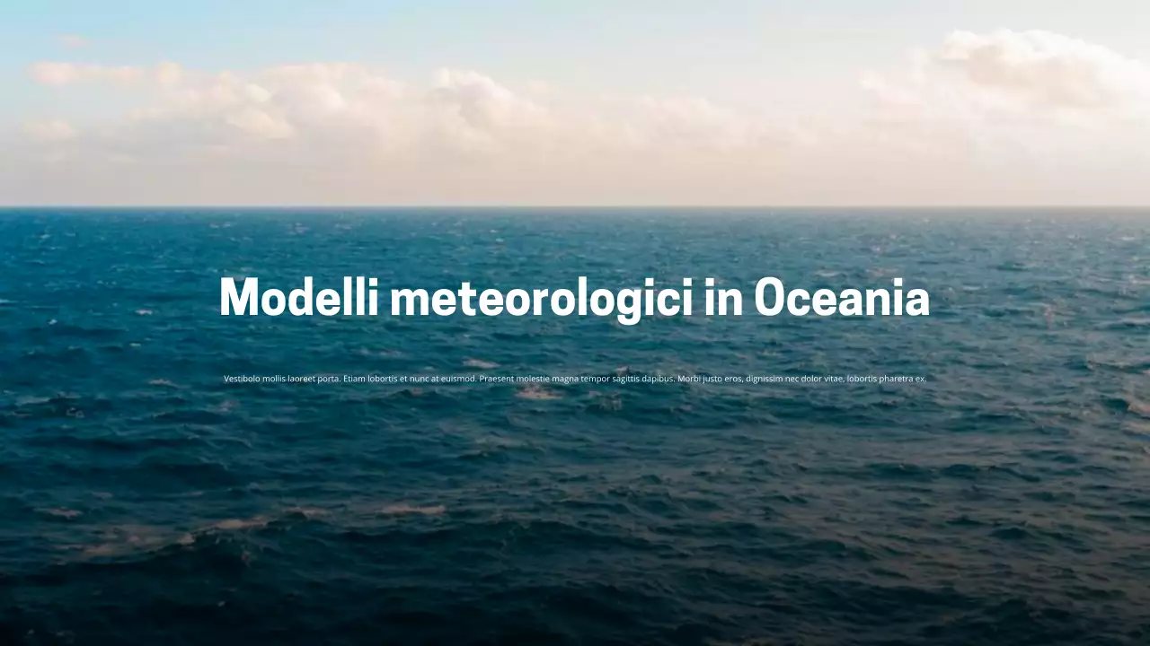 Presentazione del meteo moderno nero-arancione