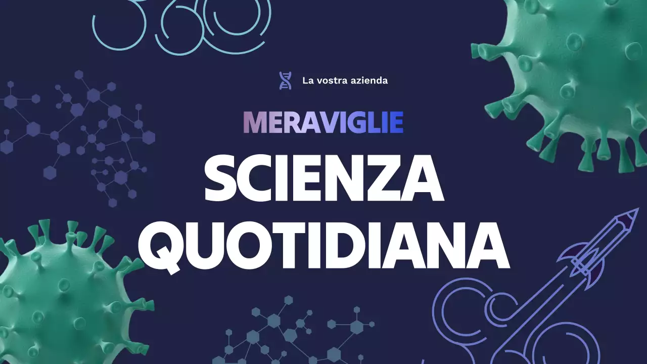Presentazione dell'annuncio della scienza moderna della Marina