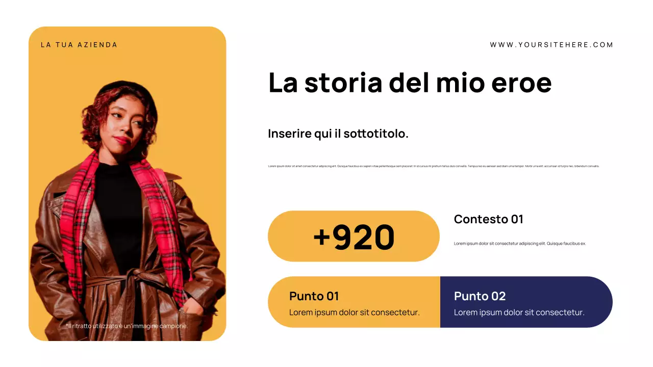 Presentazione dell'annuncio di Navy Modern Hero