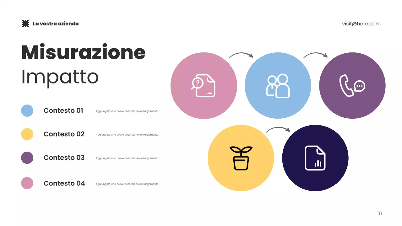 Presentazione promozionale della tecnologia moderna blu