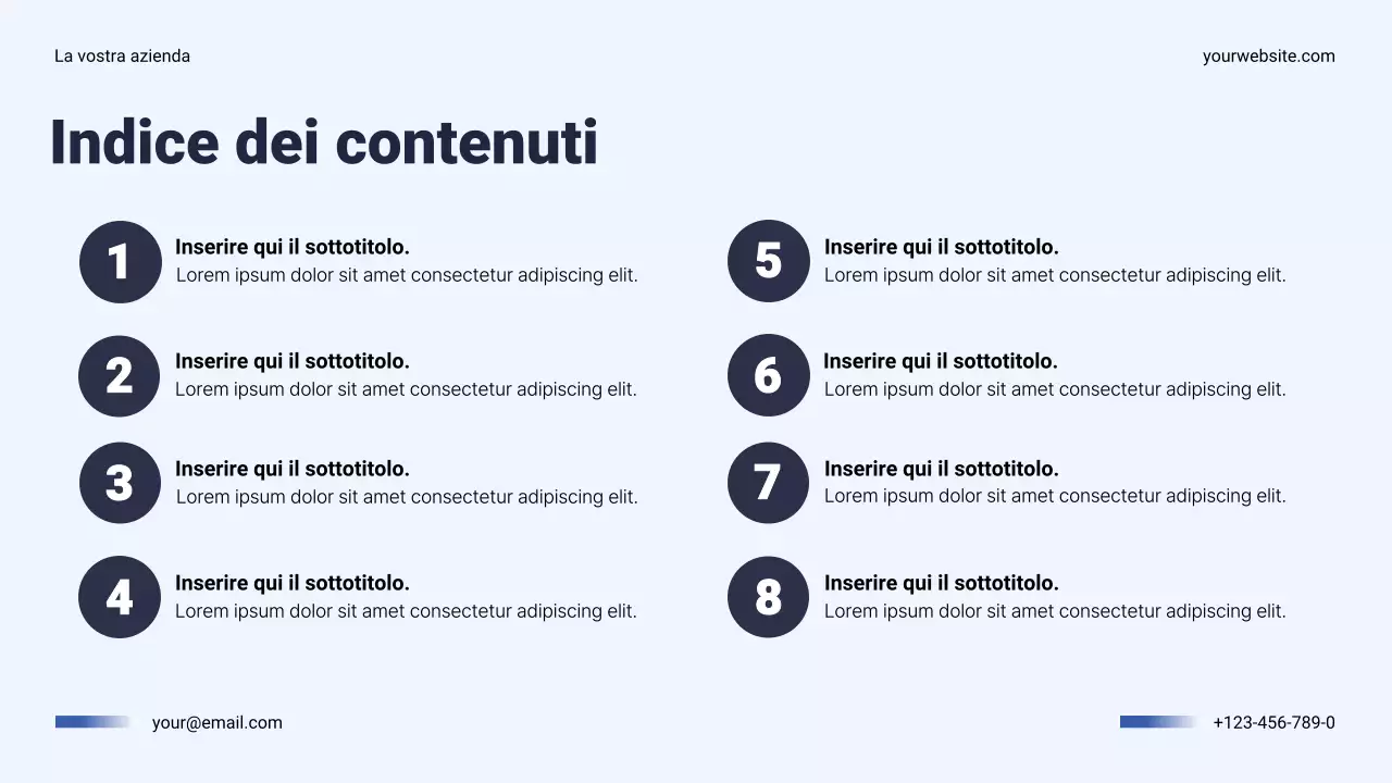 Presentazione del piano annuale di Navy Modern Business