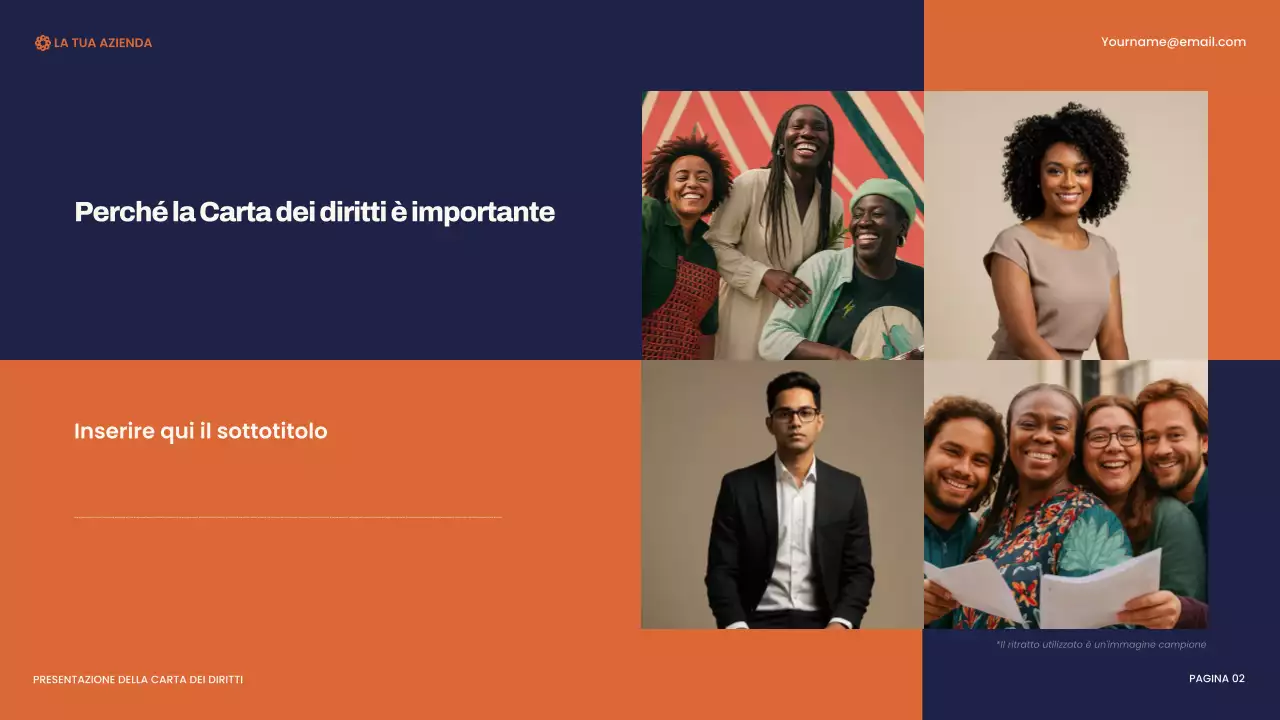 Presentazione della Carta dei diritti moderni della Marina e dell'Arancia