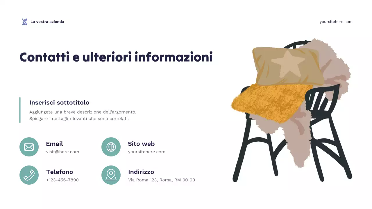 Presentazione dell'annuncio della scienza moderna della Marina