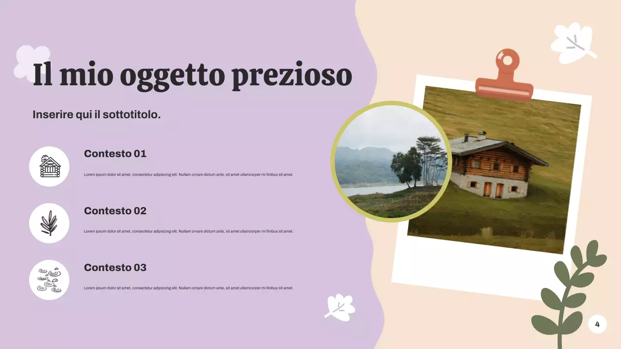 Presentazione dell'annuncio dell'evento botanico verde