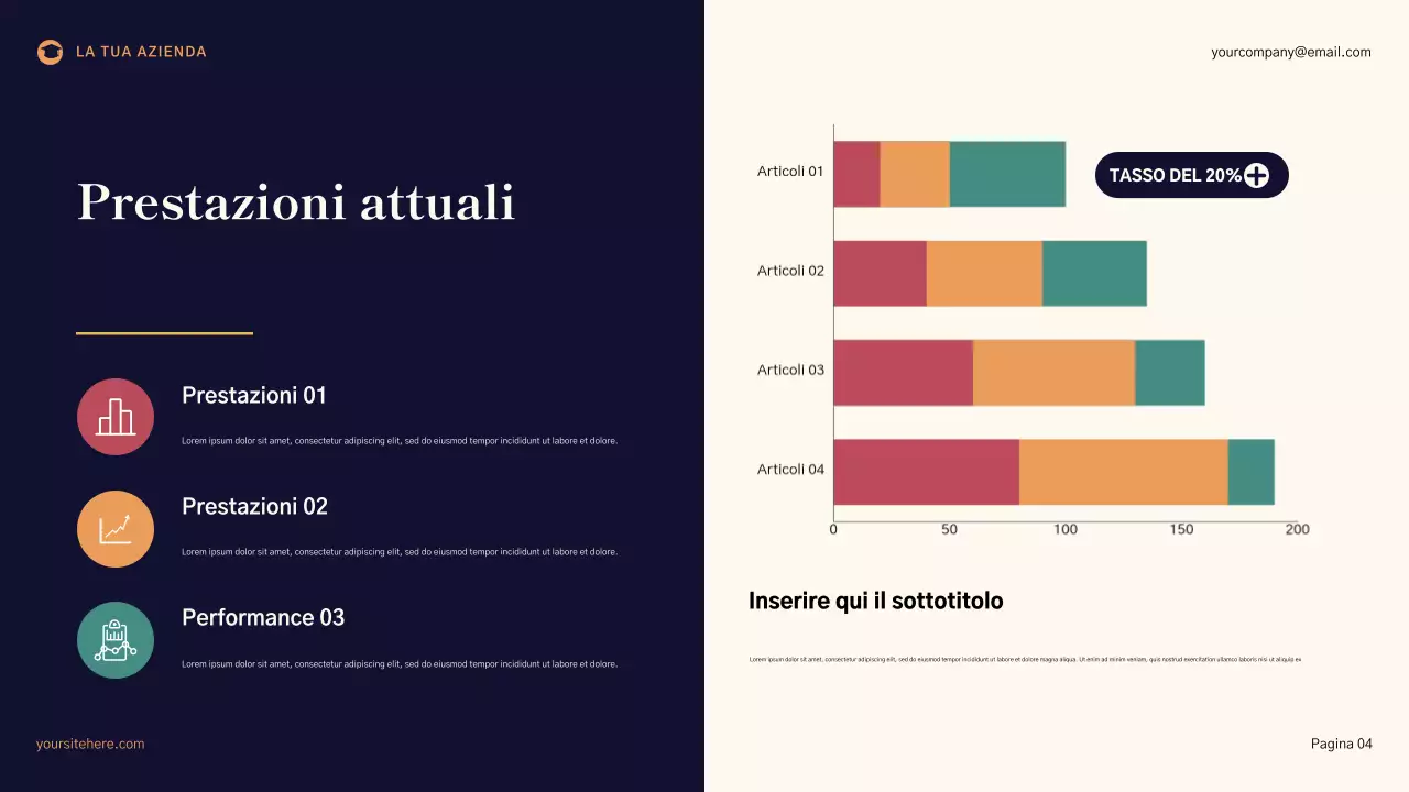 Presentazione generale del piano di miglioramento scolastico geometrico blu
