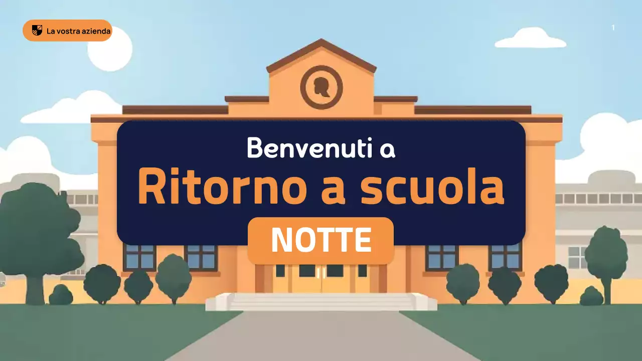Presentazione dell'evento della Orange Modern School