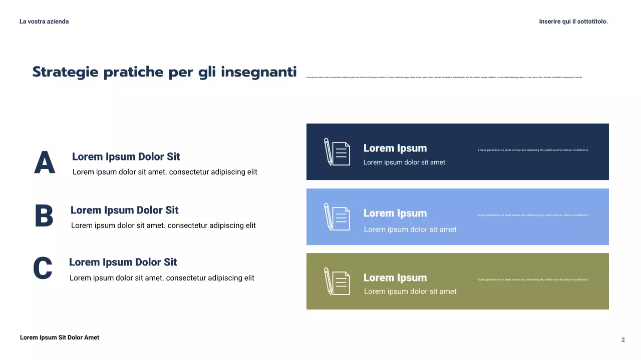 Presentazione del caso di studio Blue Modern Education