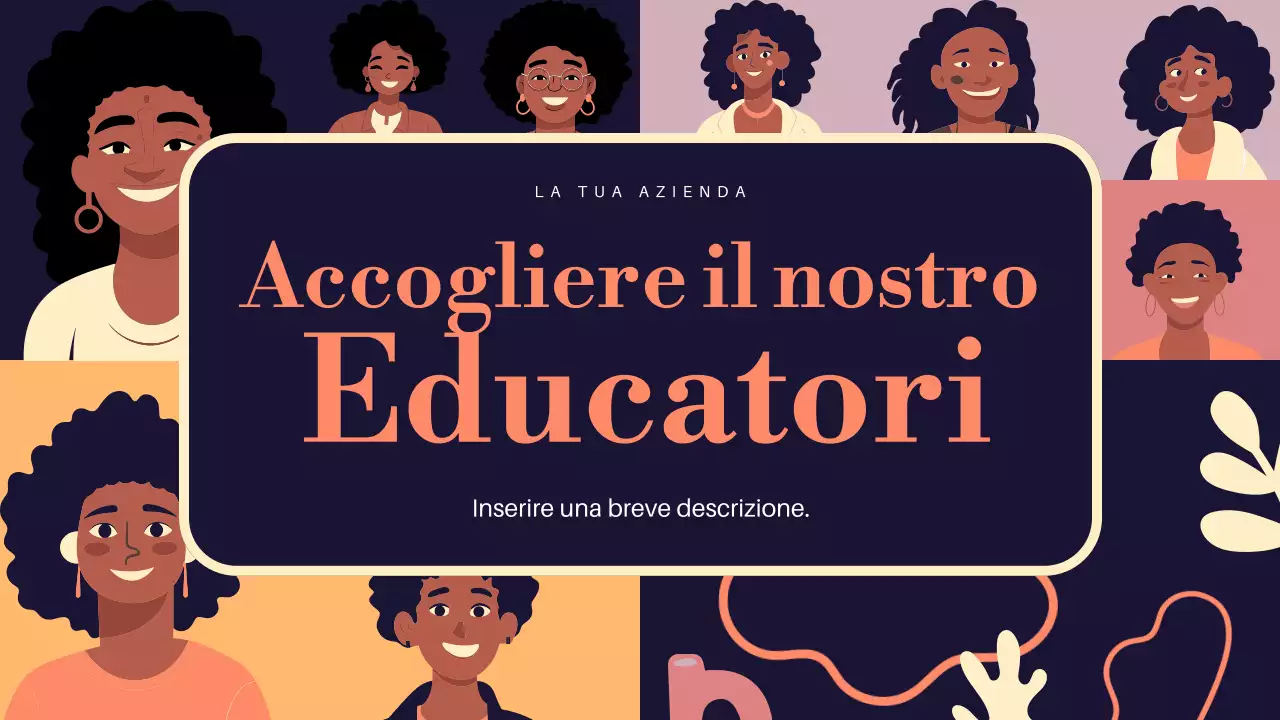 Presentazione dell'annuncio degli educatori moderni della Marina