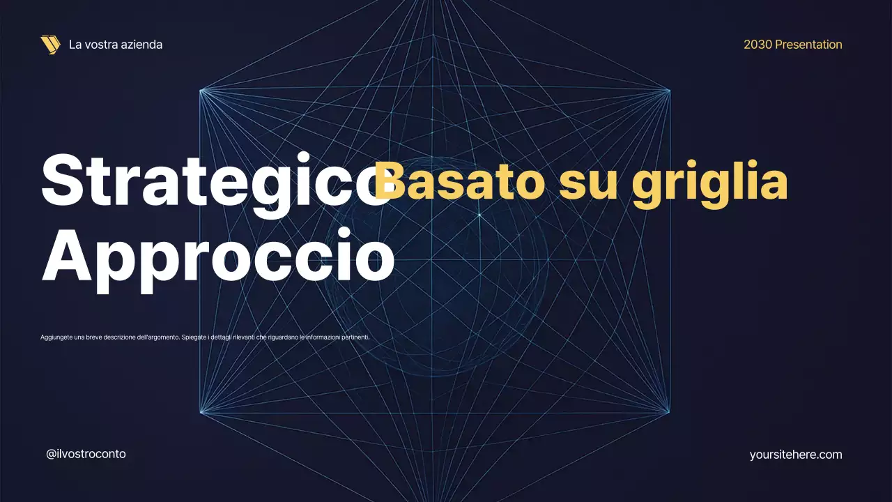 Presentazione della strategia geometrica della Marina