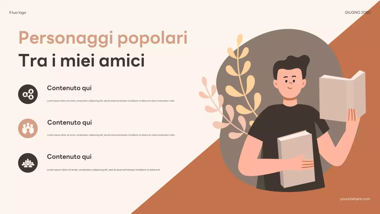 Presentazione Softbook Boho Floreale Beige