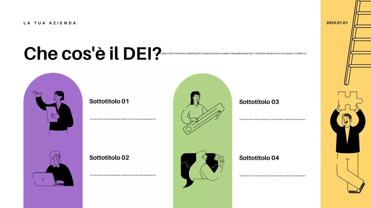 Presentazione dell'annuncio di Purple Retro Education