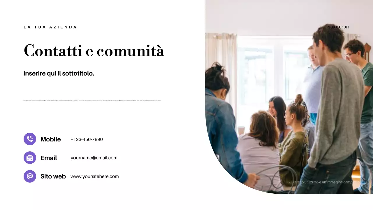 Presentazione dell'annuncio per l'insegnante di Pastel Abstract