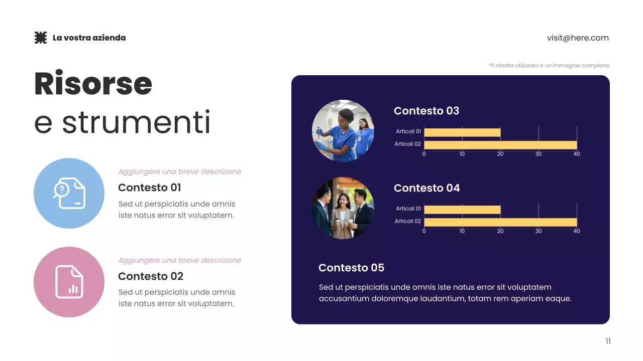 Presentazione promozionale della tecnologia moderna blu