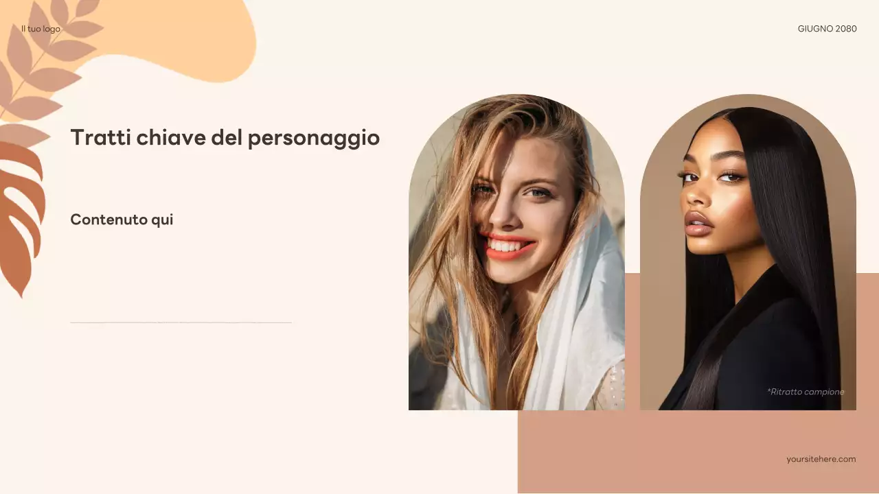 Presentazione Softbook Boho Floreale Beige