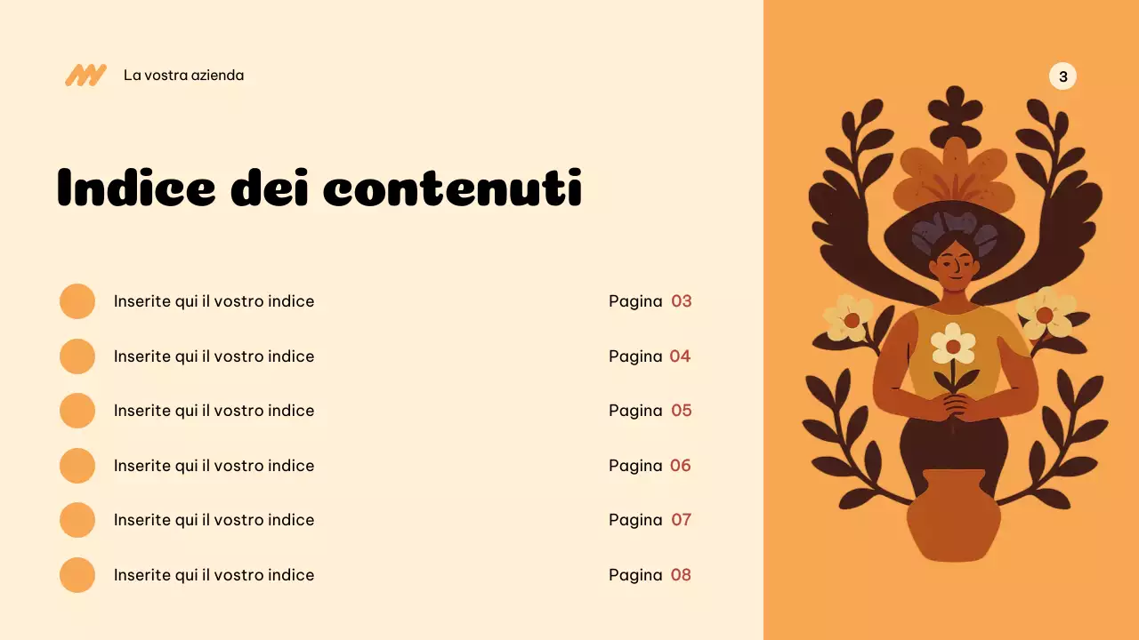 Presentazione dell'annuncio della storia culturale Beige