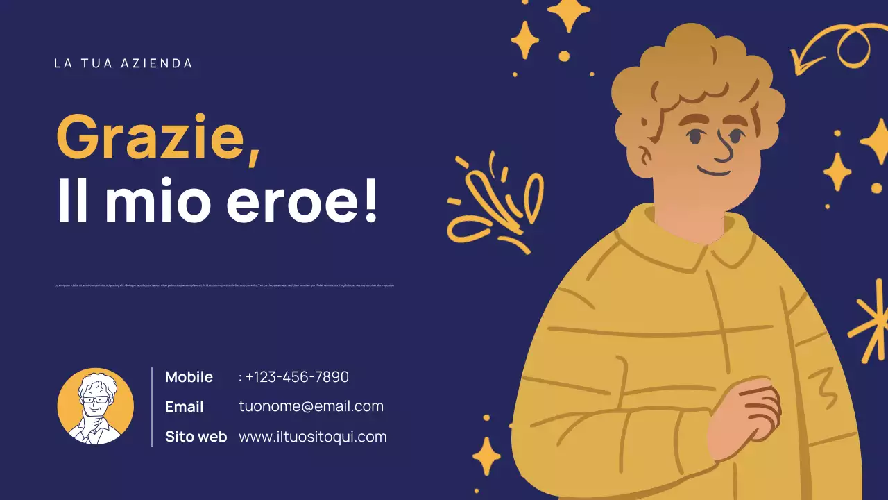 Presentazione dell'annuncio di Navy Modern Hero