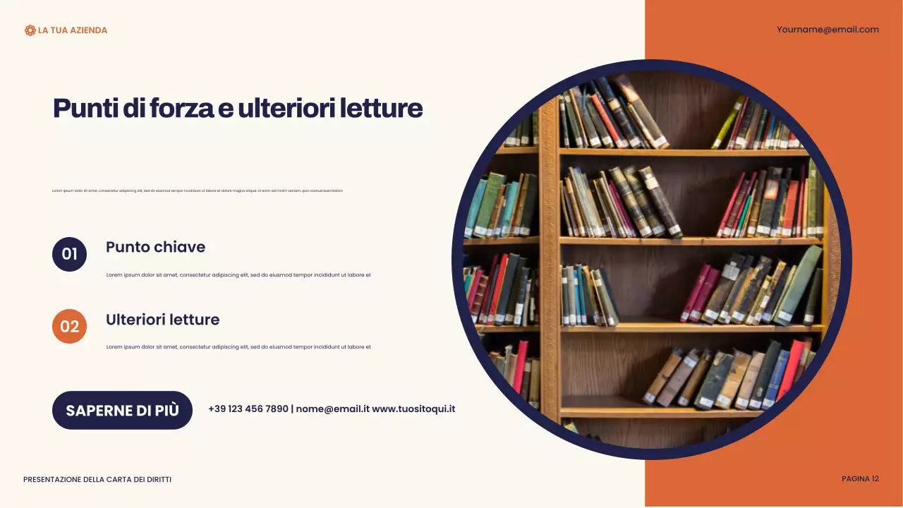 Presentazione della Carta dei diritti moderni della Marina e dell'Arancia