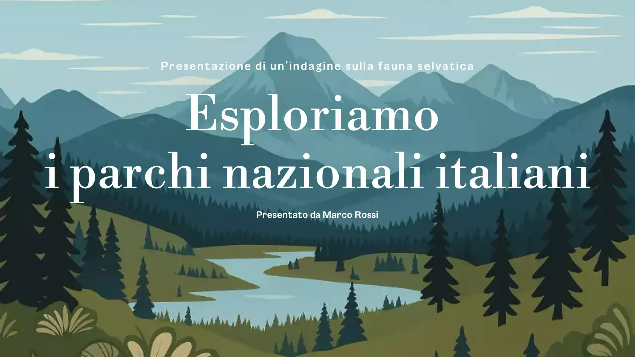 Presentazione dei Parchi Nazionali di Green Nature