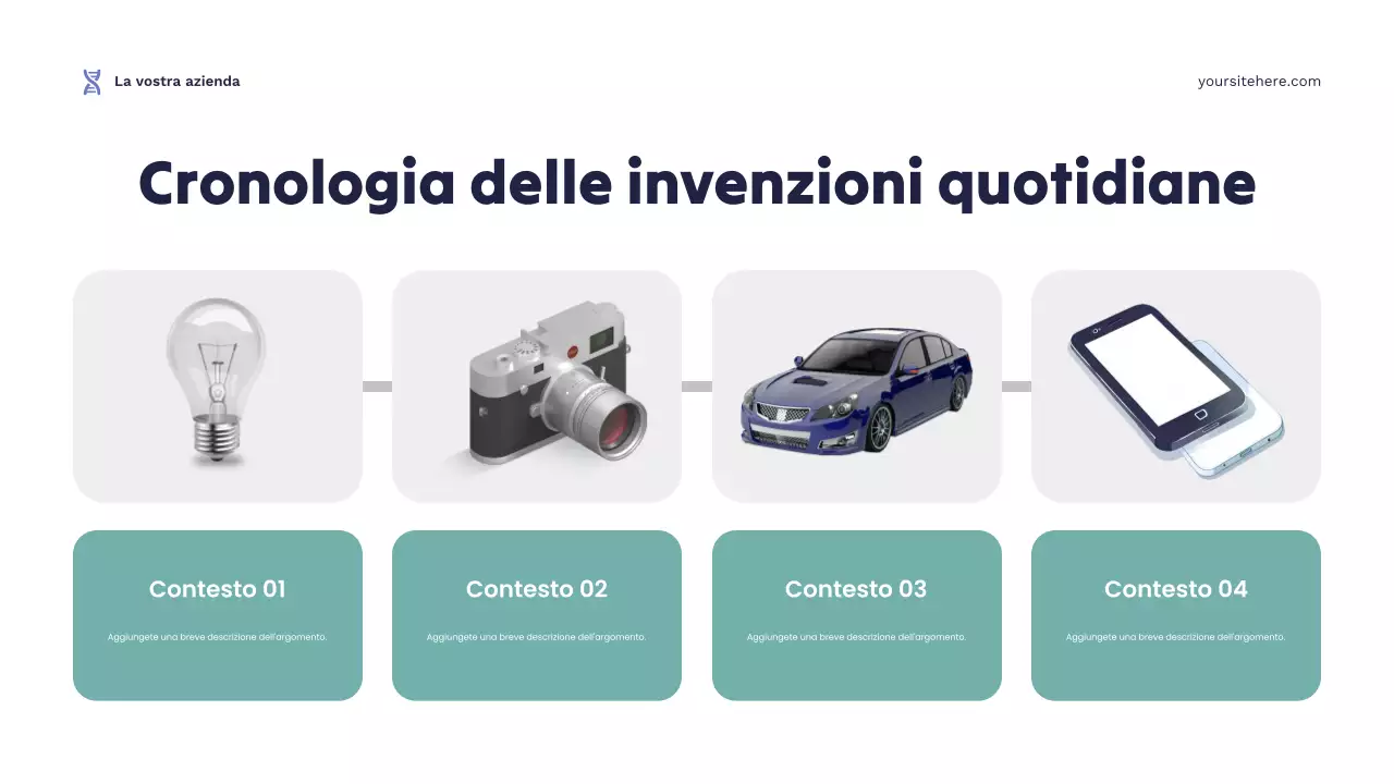 Presentazione dell'annuncio della scienza moderna della Marina