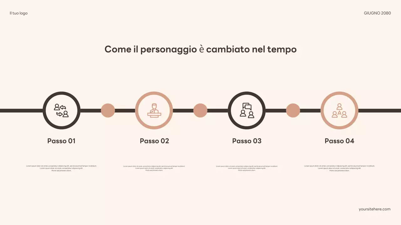 Presentazione Softbook Boho Floreale Beige