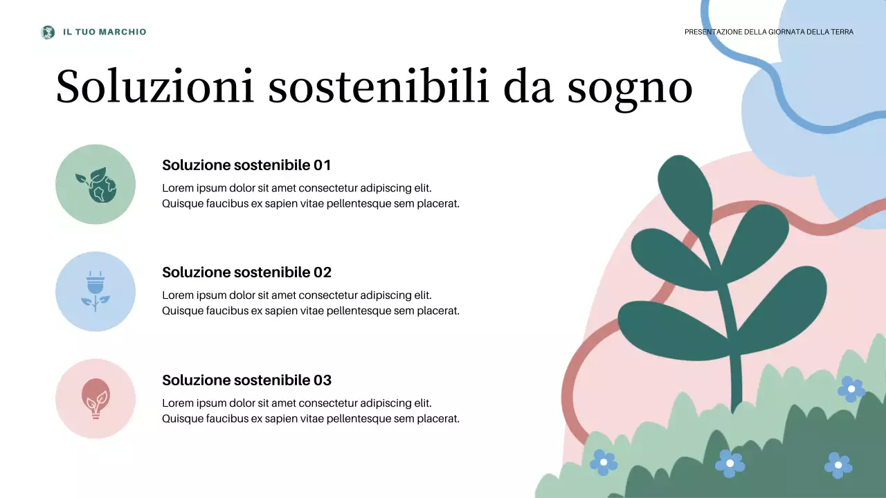 Presentazione dell'annuncio della Giornata della Terra di Pink Aesthetic