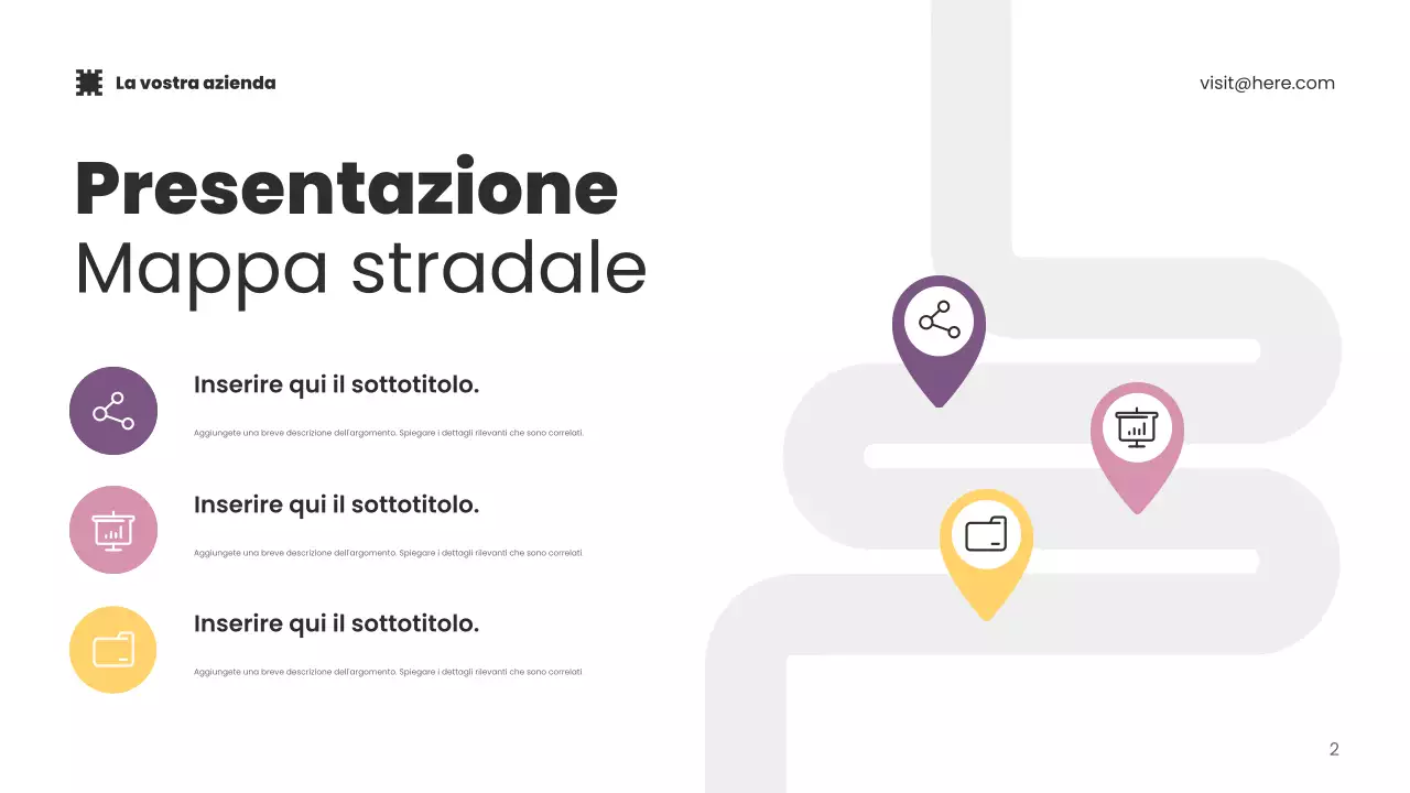 Presentazione promozionale della tecnologia moderna blu