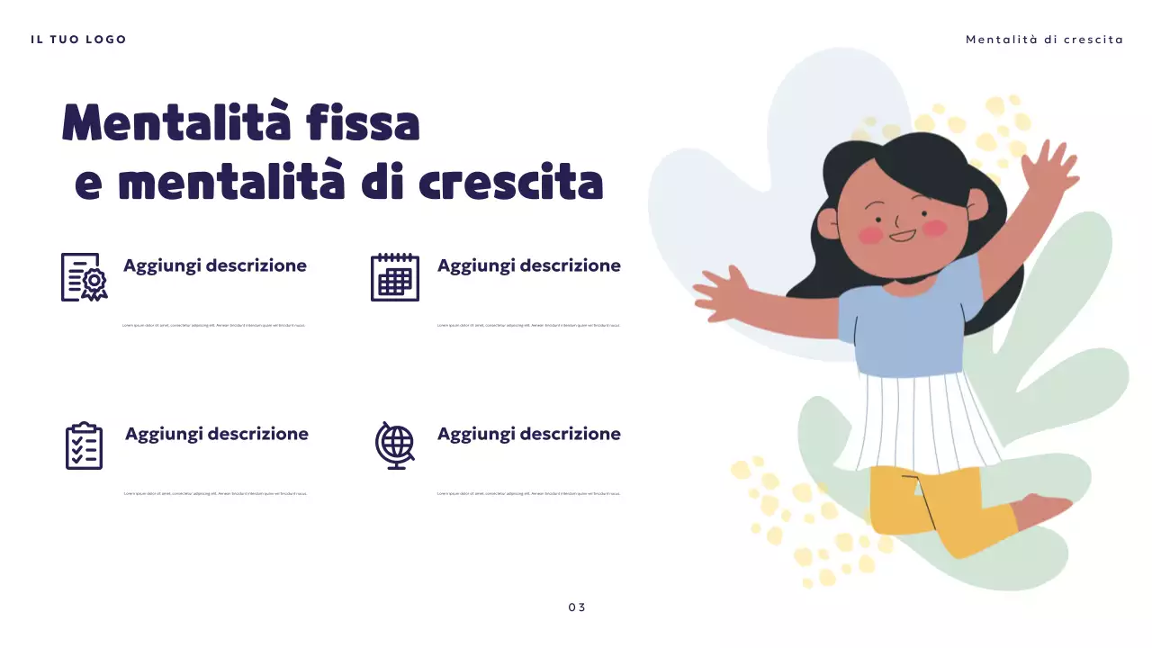 Presentazione sulla mentalità giocosa arancione