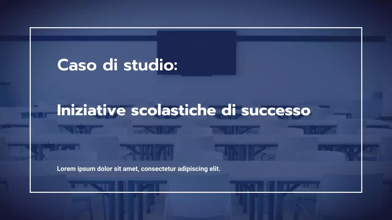 Presentazione del caso di studio Blue Modern Education