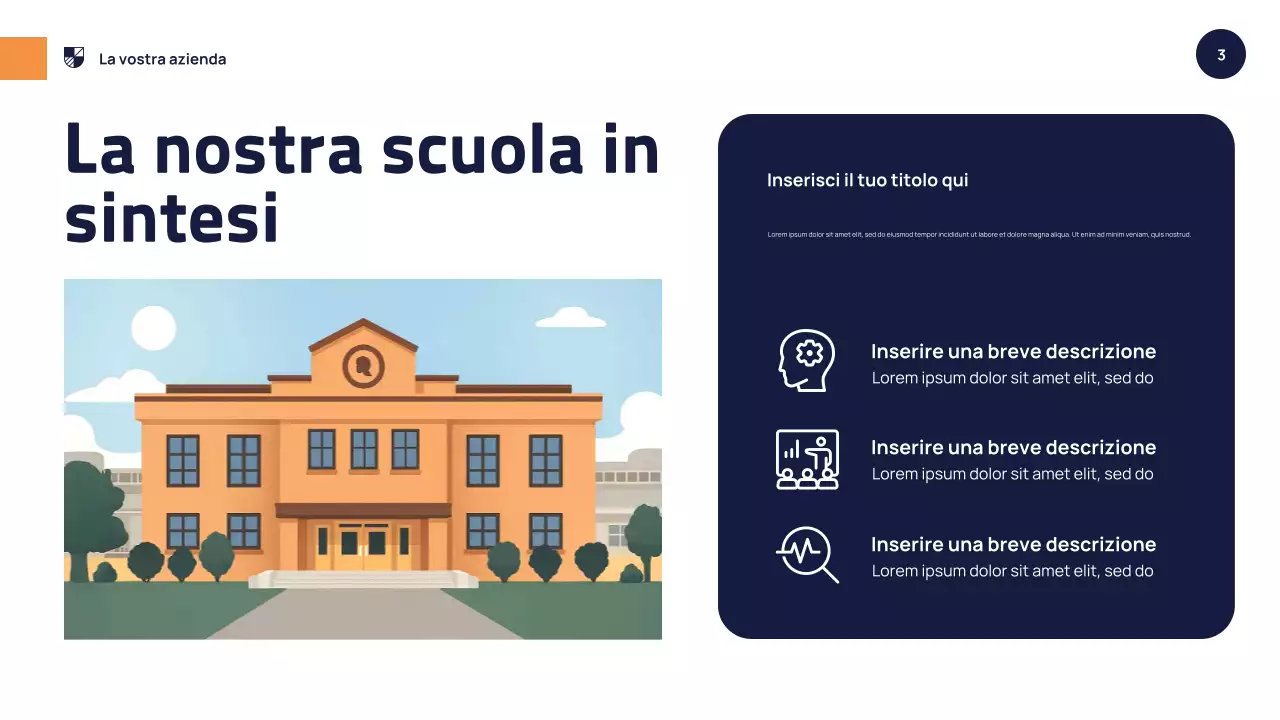 Presentazione dell'evento della Orange Modern School