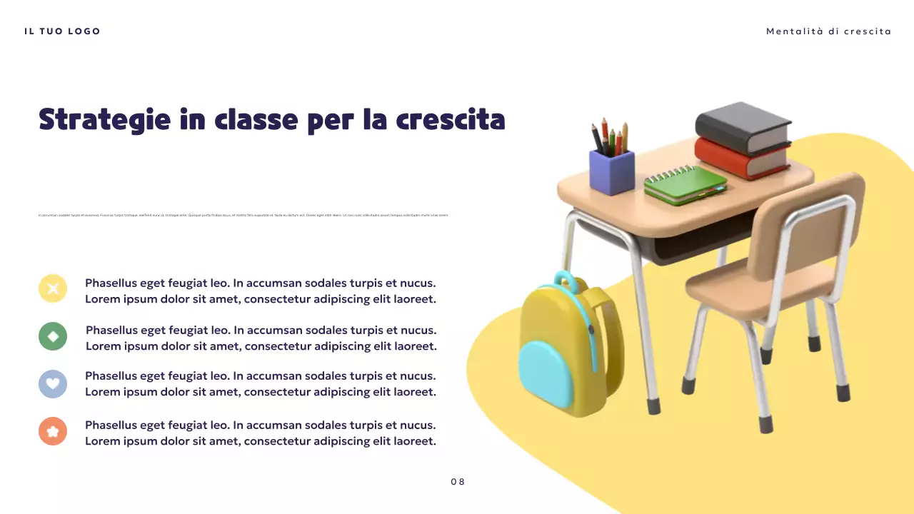 Presentazione sulla mentalità giocosa arancione