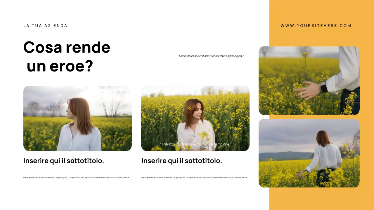 Presentazione dell'annuncio di Navy Modern Hero