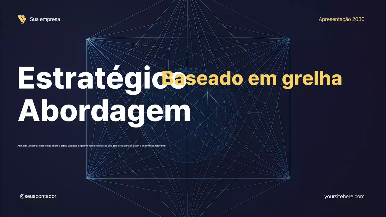 Apresentação da Estratégia Geométrica da Marinha