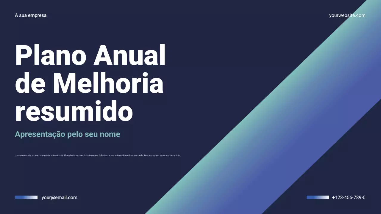 Apresentação do Plano Anual de Negócios Modernos da Marinha