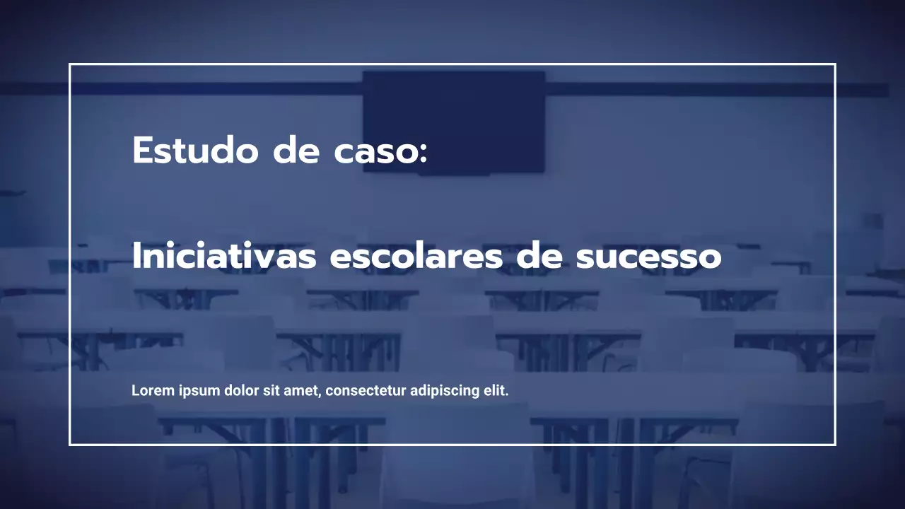 Apresentação do Estudo de Caso da Blue Modern Education