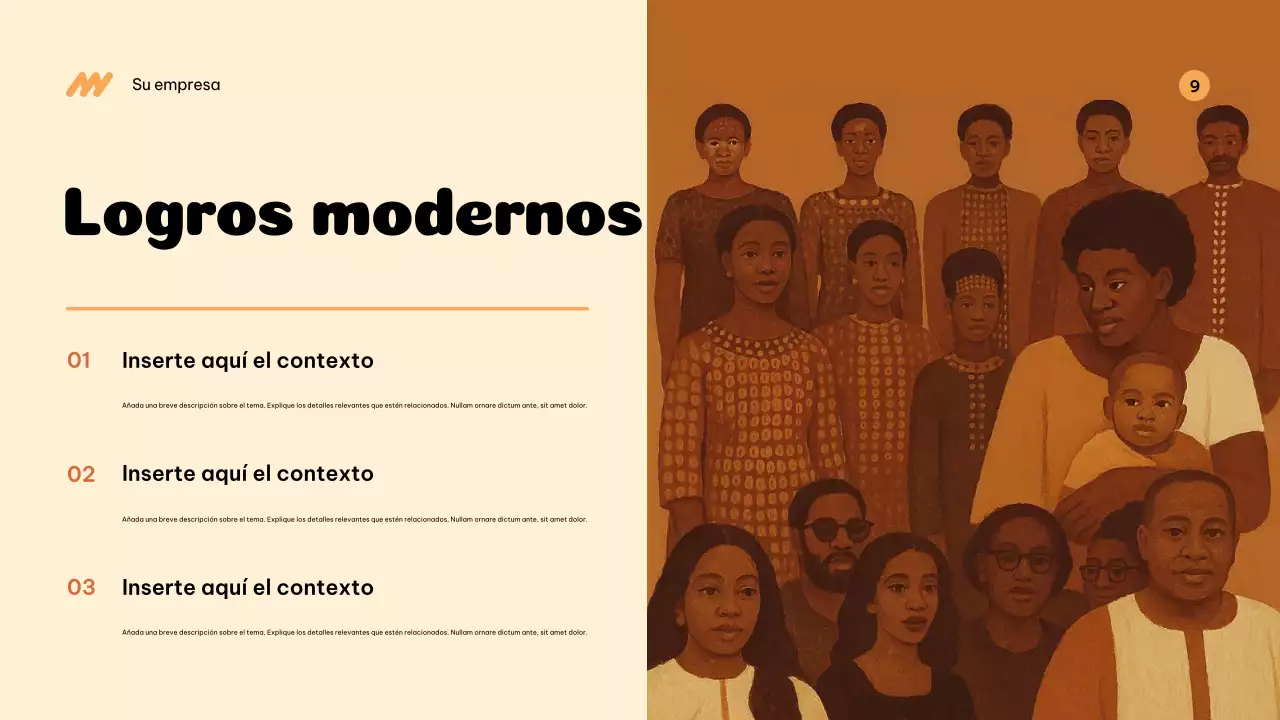 Presentación del anuncio de la historia cultural de Beige