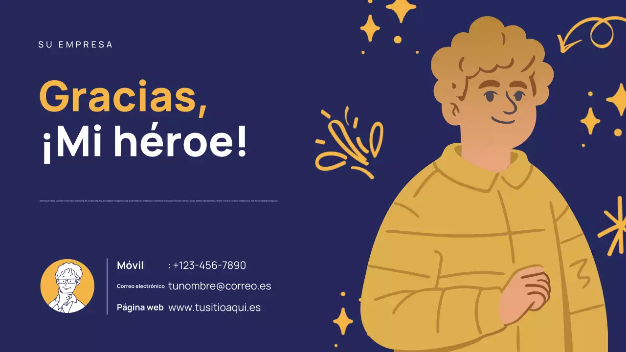 Presentación del anuncio del héroe moderno de la Marina