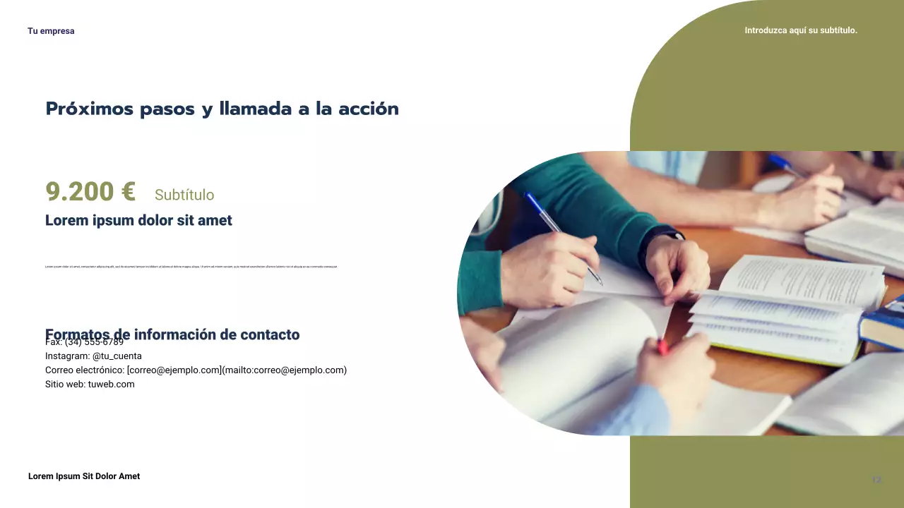 Presentación del caso práctico de Blue Modern Education