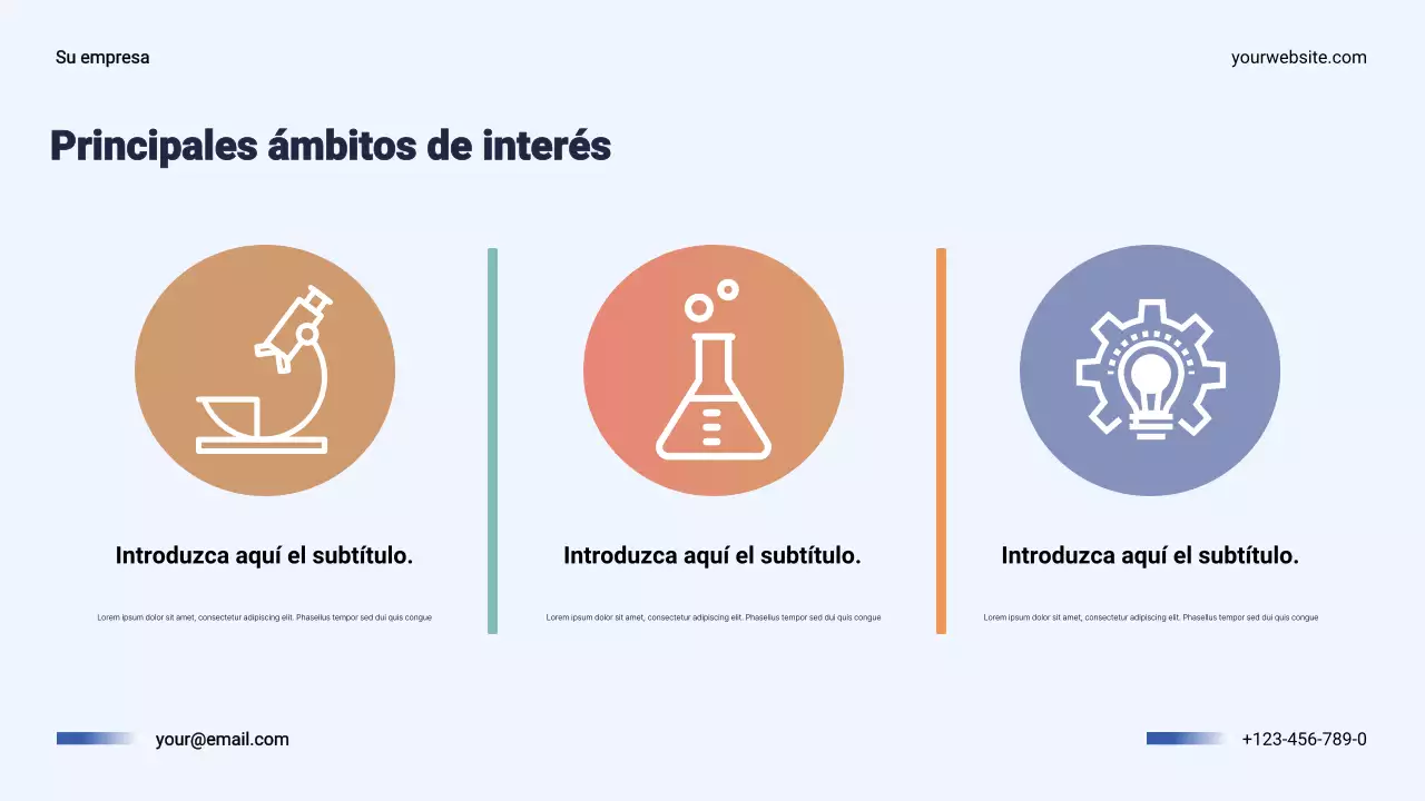 Presentación del plan anual de negocios de Navy Modern