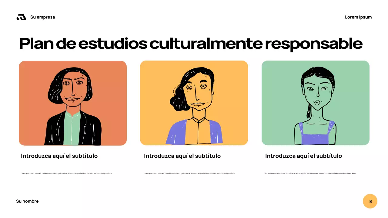 Presentación de la Guía Escolar Retro Naranja