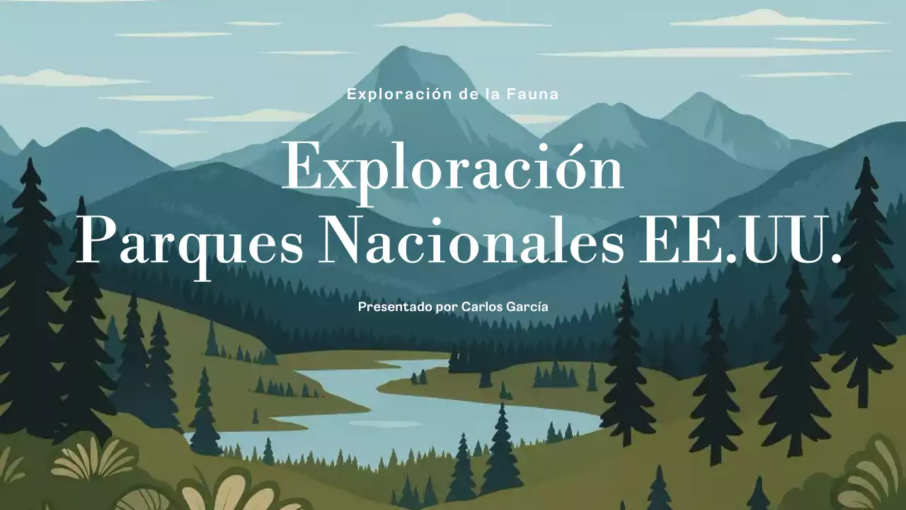 Presentación de Parques Nacionales de Naturaleza Verde