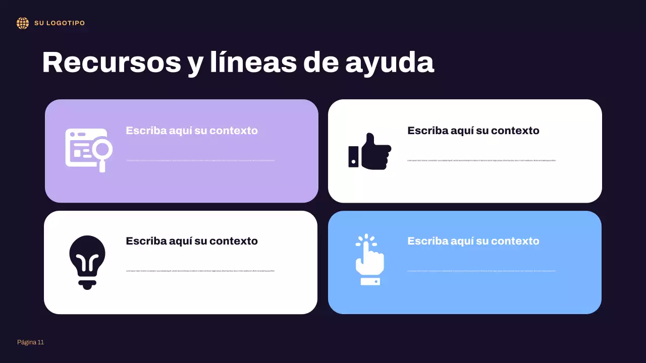 Presentación ilustrativa 3D azul sobre seguridad en Internet